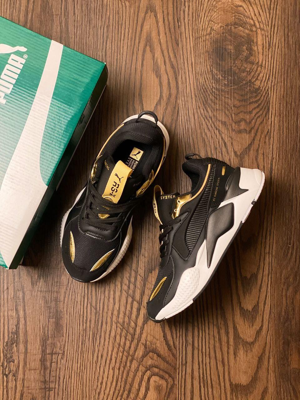 Puma rsx black gold online
