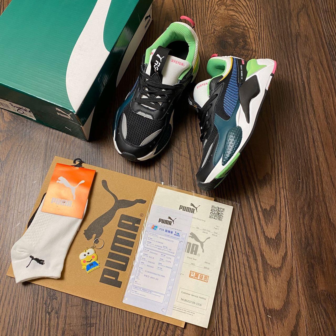 Puma rsx black blue atoll on sale