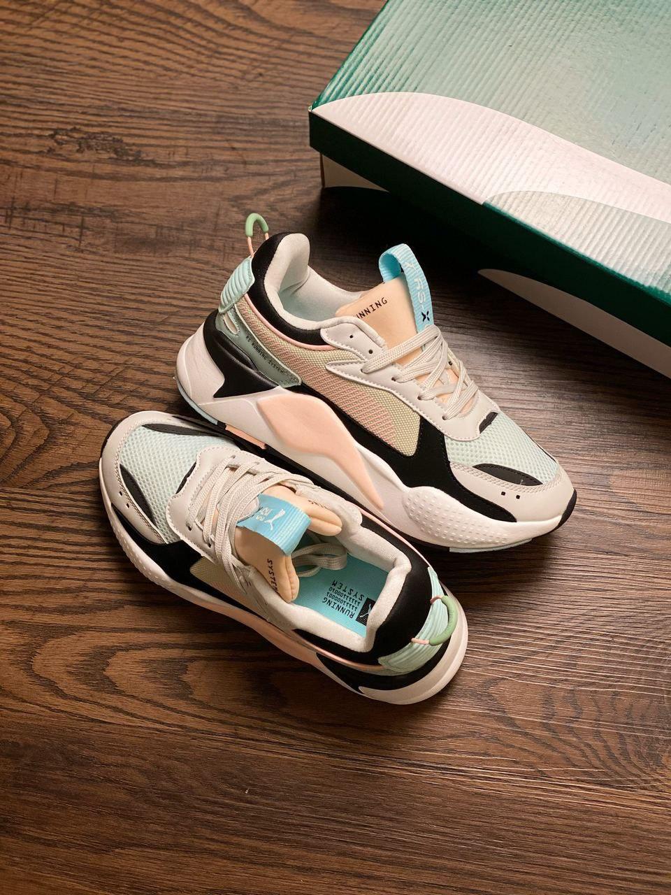 puma rsx peach bud grey comfywalk.style